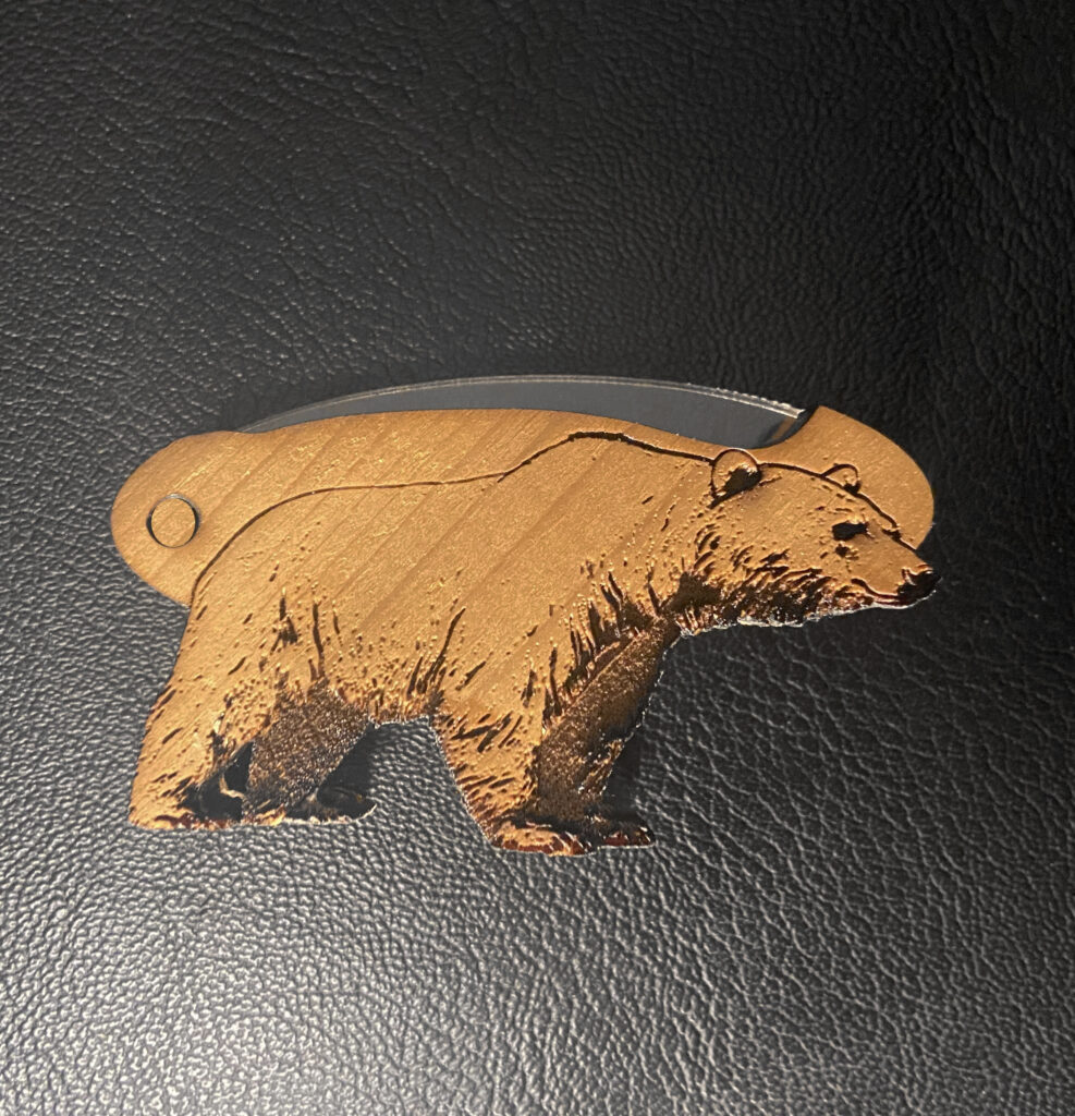 Customizable Bear Switch Travel Comb