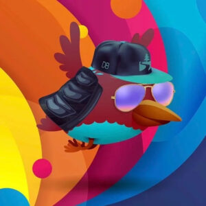 Plugg Drippy Birdz Art Print