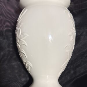 Cream Floral Vase